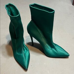 Aldo Kelly Green Heeled Boots